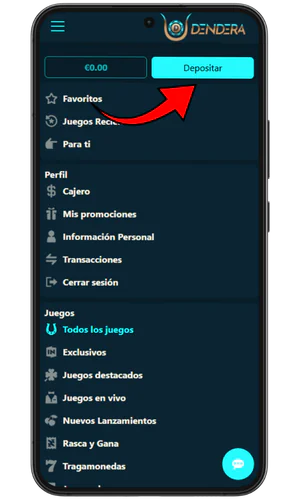 Realizar un depósito Dendera