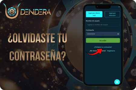 ¿Olvidaste tu contraseña_ Dendera Casino
