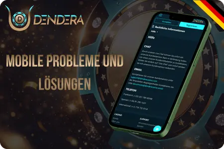 Mobile Probleme und Abhilfemaßnahmen Dendera Casino