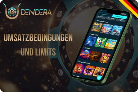 Umsatzbedingungen und Limits bei Dendera Casino bonus